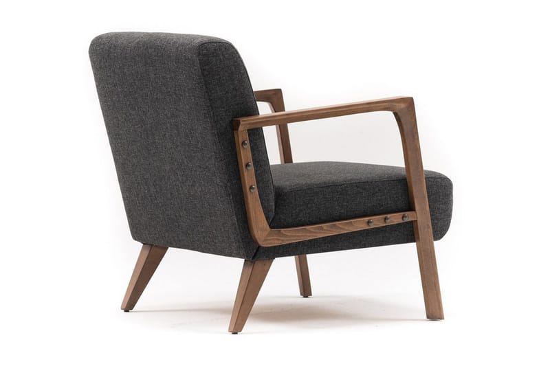 Barrion Fåtölj med Armstöd - Grå - Möbler - Fåtölj & stolar - Fåtölj