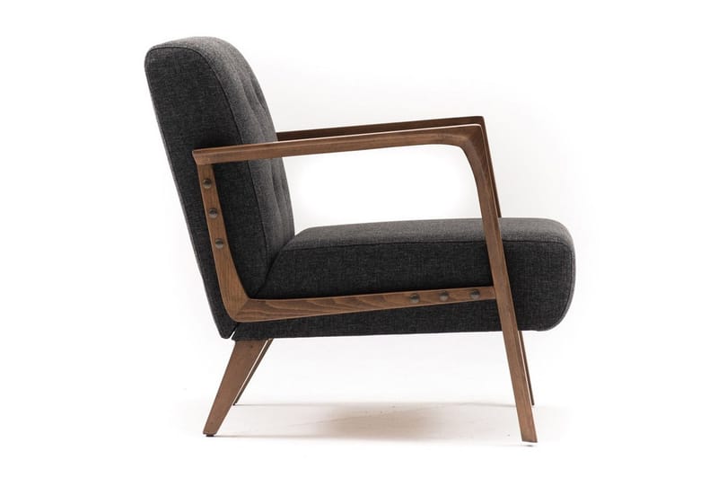 Barrion Fåtölj med Armstöd - Grå - Möbler - Fåtölj & stolar - Fåtölj