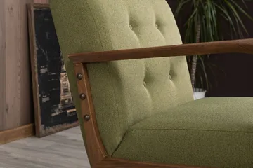 Barrion Fåtölj med Armstöd - Grön - Möbler - Fåtölj & stolar - Fåtölj