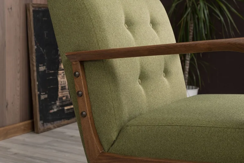 Barrion Fåtölj med Armstöd - Grön - Möbler - Fåtölj & stolar - Fåtölj