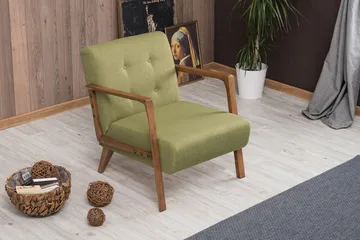 Barrion Fåtölj med Armstöd - Grön - Möbler - Fåtölj & stolar - Fåtölj