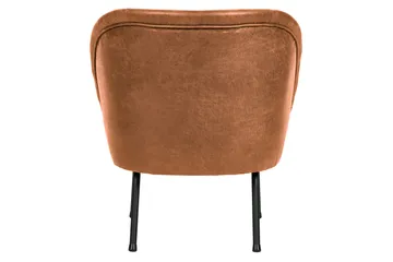 Bastien Skinnfåtölj - Brun - Möbler - Fåtölj & stolar - Fåtölj