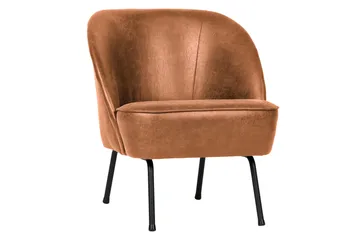 Bastien Skinnfåtölj - Brun - Möbler - Fåtölj & stolar - Fåtölj