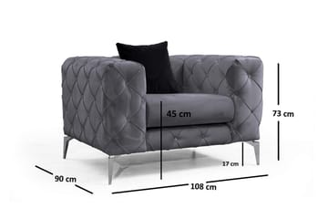 Beachport Fåtölj - Antracit - Möbler - Fåtölj & stolar - Fåtölj