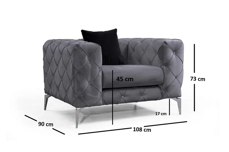 Beachport Fåtölj - Antracit - Möbler - Fåtölj & stolar - Fåtölj