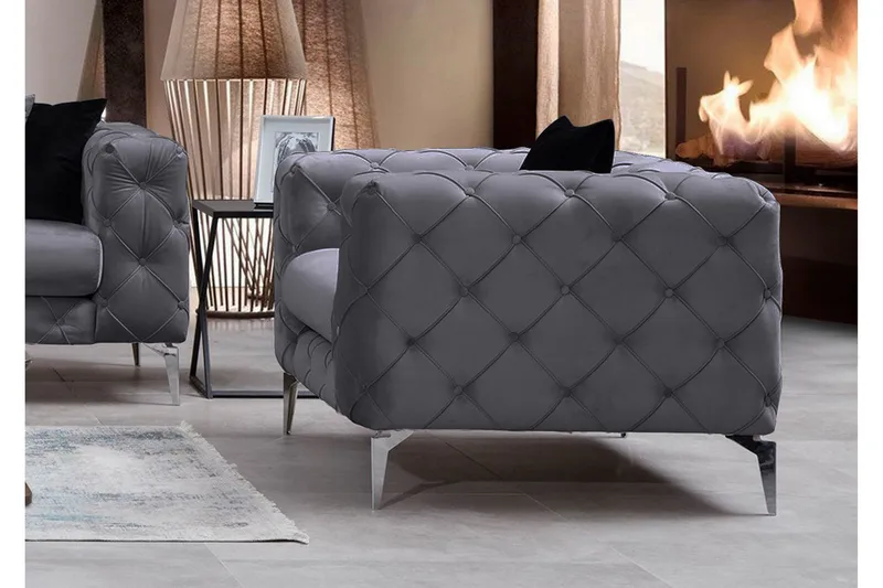 Beachport Fåtölj - Antracit - Möbler - Fåtölj & stolar - Fåtölj