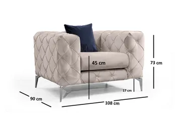 Beachport Fåtölj - Beige - Möbler - Fåtölj & stolar - Fåtölj