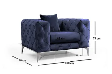 Beachport Fåtölj - Marinblå - Möbler - Fåtölj & stolar - Fåtölj