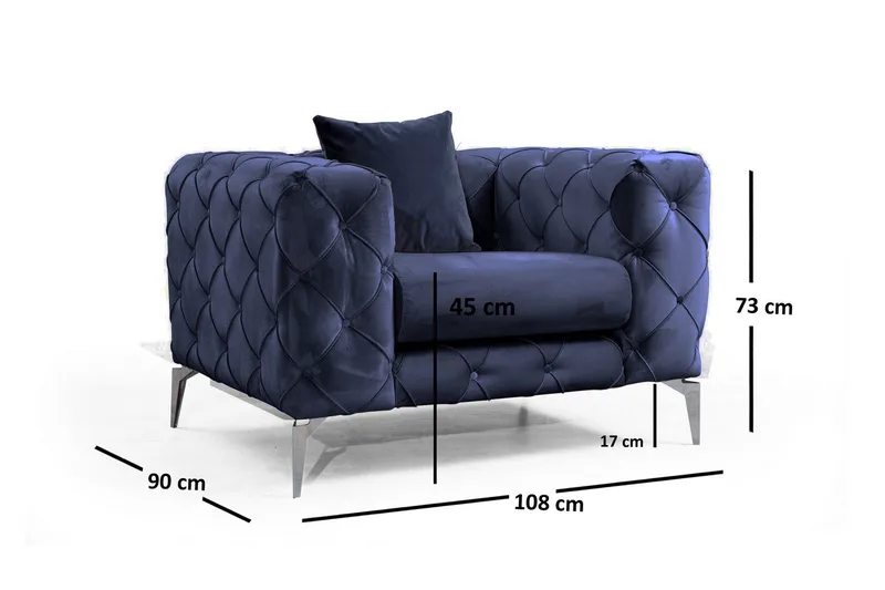 Beachport Fåtölj - Marinblå - Möbler - Fåtölj & stolar - Fåtölj