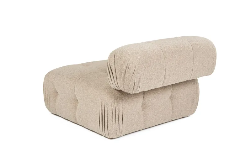 Belgin Mittmodul / Fåtölj med utfällbart ryggstöd - Peach - Möbler - Soffa - Modulsoffa - Mittmodul