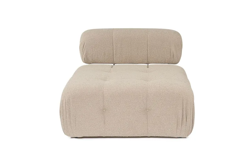 Belgin Mittmodul / Fåtölj med utfällbart ryggstöd - Peach - Möbler - Soffa - Modulsoffa - Mittmodul