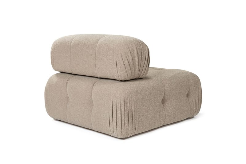 Belgin Mittmodul / Fåtölj med utfällbart ryggstöd - Peach - Möbler - Soffa - Modulsoffa - Mittmodul