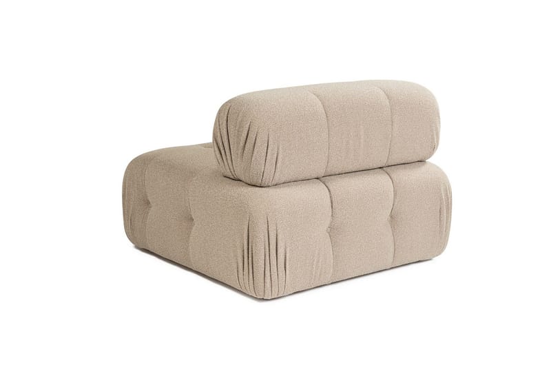 Belgin Mittmodul / Fåtölj med utfällbart ryggstöd - Peach - Möbler - Soffa - Modulsoffa - Mittmodul