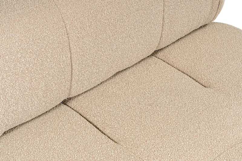 Belgin Vänstermodul / Fåtölj med utfällbara armstöd och ryggstöd - Peach - Möbler - Fåtölj & stolar - Fåtölj