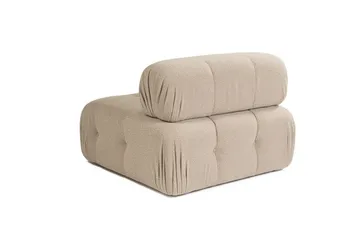 Belgin Vänstermodul / Fåtölj med utfällbara armstöd och ryggstöd - Peach - Möbler - Fåtölj & stolar - Fåtölj
