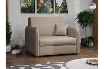 Bensbyn Fåtölj - Beige - Möbler - Fåtölj & stolar - Fåtölj - Sammetsfåtölj