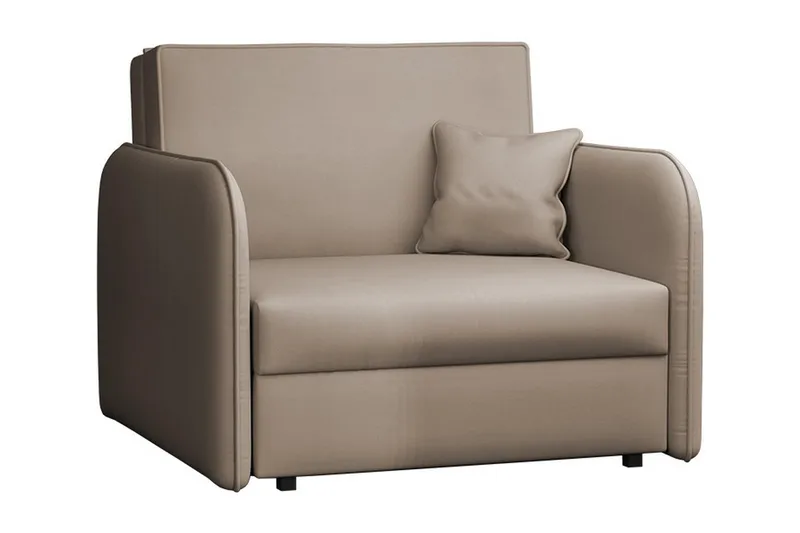 Bensbyn Fåtölj - Beige - Möbler - Fåtölj & stolar - Fåtölj - Sammetsfåtölj