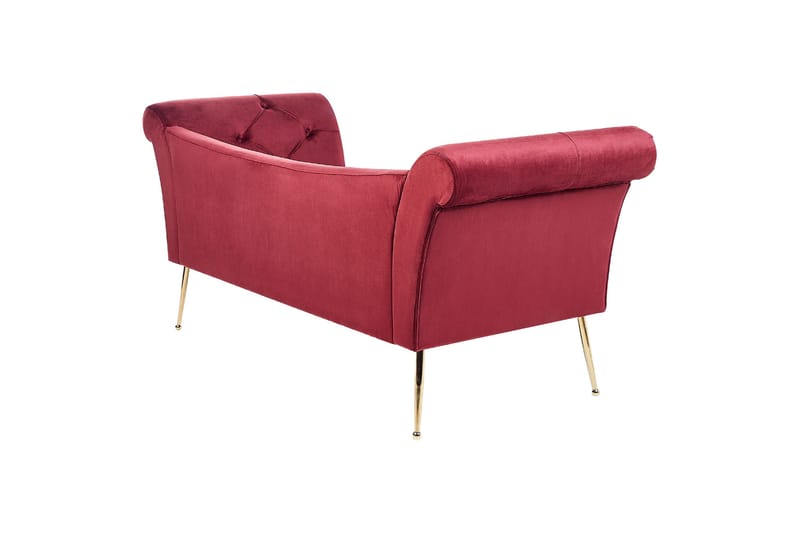 Bethely Schäslong 175 cm - Guld/Red - Möbler - Soffa - Dagbädd