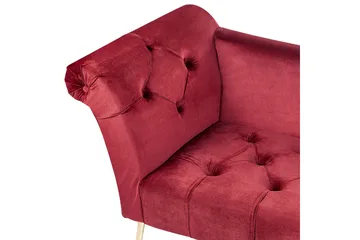 Bethely Schäslong 175 cm - Guld/Red - Möbler - Soffa - Dagbädd
