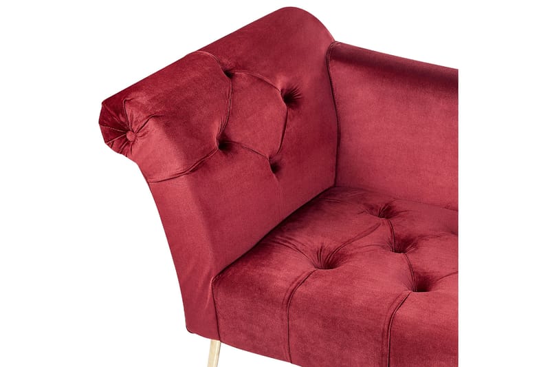 Bethely Schäslong 175 cm - Guld/Red - Möbler - Soffa - Dagbädd