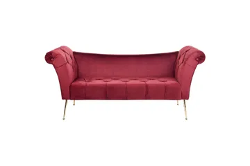 Bethely Schäslong 175 cm - Guld/Red - Möbler - Soffa - Dagbädd