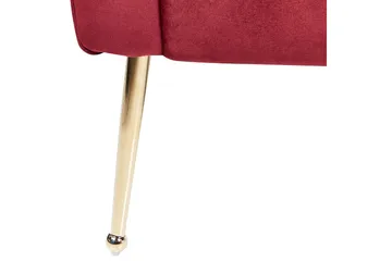 Bethely Schäslong 175 cm - Guld/Red - Möbler - Soffa - Dagbädd