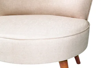 Biby Fåtölj med Armstöd - Beige - Möbler - Fåtölj & stolar - Fåtölj