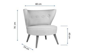 Biby Fåtölj med Armstöd - Grön - Möbler - Fåtölj & stolar - Fåtölj