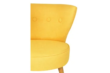 Biby Fåtölj med Armstöd - Gul - Möbler - Fåtölj & stolar - Fåtölj