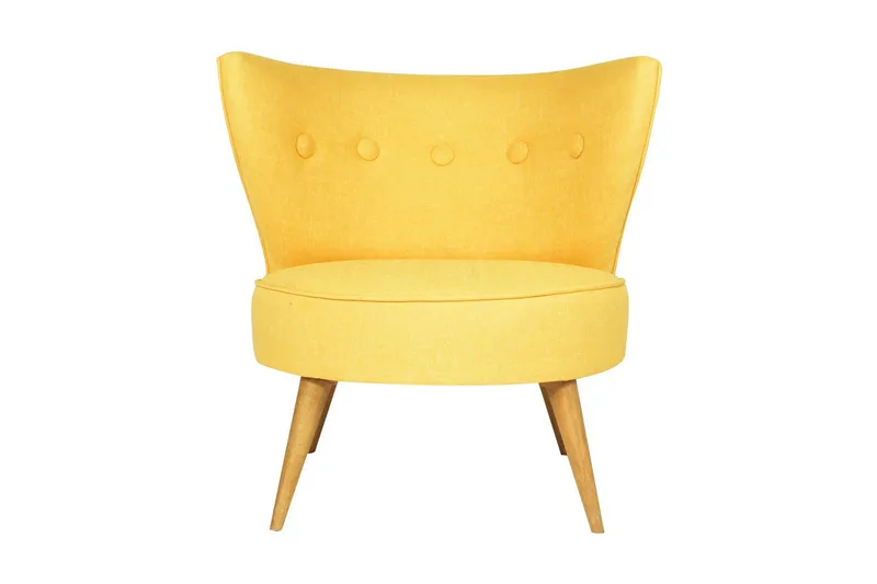 Biby Fåtölj med Armstöd - Gul - Möbler - Fåtölj & stolar - F åtölj