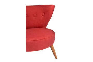Biby Fåtölj med Armstöd - Röd - Möbler - Fåtölj & stolar - Fåtölj