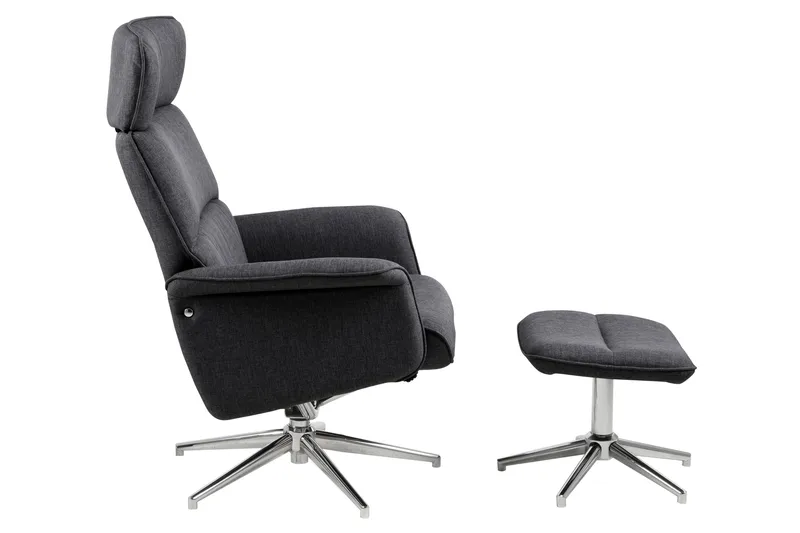 Bleur Reclinerfåtölj - Grå - Möbler - Fåtölj & stolar - Fåtölj - Biofåtölj & reclinerfåtölj