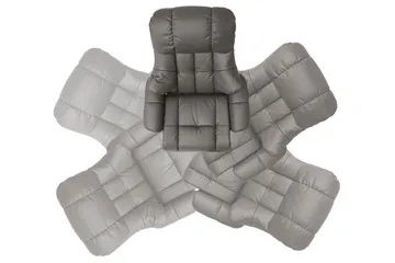 Calgary Reclinerfåtölj - Grå - Möbler - Fåtölj & stolar - Fåtölj - Biofåtölj & reclinerfåtölj