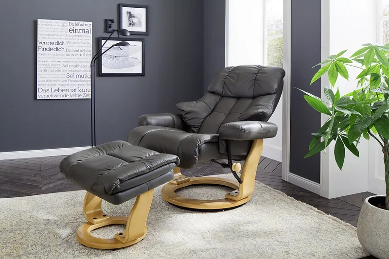 Calgary Reclinerfåtölj - Grå - Möbler - Fåtölj & stolar - Fåtölj - Biofåtölj & reclinerfåtölj