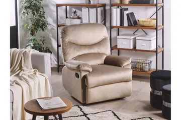 Ellov Fåtölj - Brungrå/Sammet - Möbler - Fåtölj & stolar - Fåtölj - Biofåtölj & reclinerfåtölj