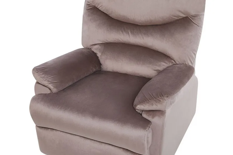 Ellov Fåtölj - Brungrå/Sammet - Möbler - Fåtölj & stolar - Fåtölj - Biofåtölj & reclinerfåtölj