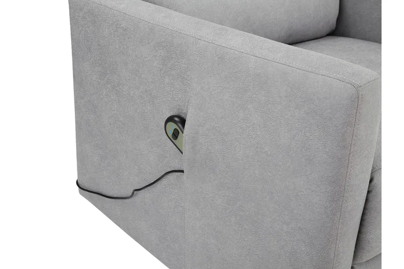 Junnosuke Reclinerfåtölj - Ljusgrå - Möbler - Fåtölj & stolar - Fåtölj - Biofåtölj & reclinerfåtölj