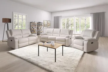 Norbo Reclinerfåtölj - Beige - Möbler - Fåtölj & stolar - Fåtölj - Biofåtölj & reclinerfåtölj