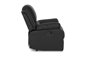 Norbo Skön Reclinerfåtölj Biofåtölj - Fällbar fåtölj i Konstläder - Vilfåtölj - Svart - Möbler - Fåtölj & stolar - Fåtölj - Biofåtölj & reclinerfåtölj