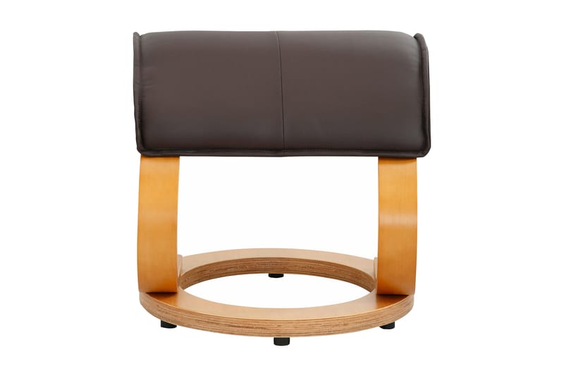 Paprika Recliner|Ottoman brown genuine Läder |Bokf - Brun - Möbler - Fåtölj & stolar - Fåtölj - Biofåtölj & reclinerfåtölj