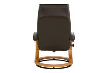 Pasha Reclinerfåtölj Läder - Grå - Möbler - Fåtölj & stolar - Fåtölj - Biofåtölj & reclinerfåtölj