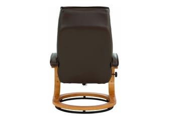 Pasha Reclinerfåtölj Läder - Grå - Möbler - Fåtölj & stolar - Fåtölj - Biofåtölj & reclinerfåtölj