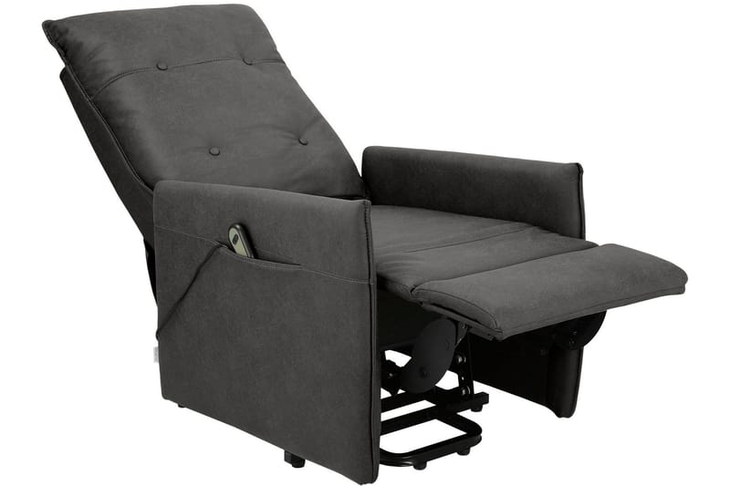 Reclinerfåtölj Ailie - Antracit - Möbler - Fåtölj & stolar - Fåtölj - Biofåtölj & reclinerfåtölj