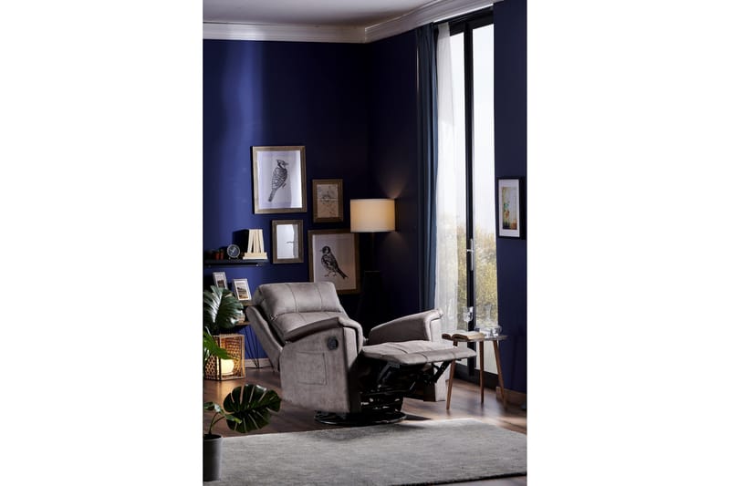 Reclinerfåtölj - Brun - Möbler - Fåtölj & stolar - Fåtölj - Biofåtölj & reclinerfåtölj