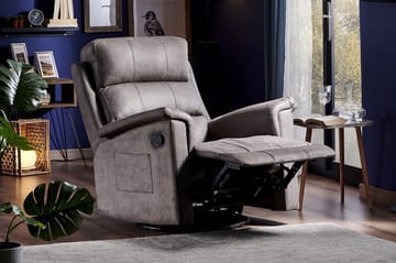 Reclinerfåtölj - Brun - Möbler - Fåtölj & stolar - Fåtölj - Biofåtölj & reclinerfåtölj