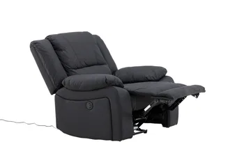 Reclinerfåtölj Comfort Living Singapore Reclinerfåtölj Svart Black - Möbler - Fåtölj & stolar - Fåtölj - Biofåtölj & reclinerfåtölj