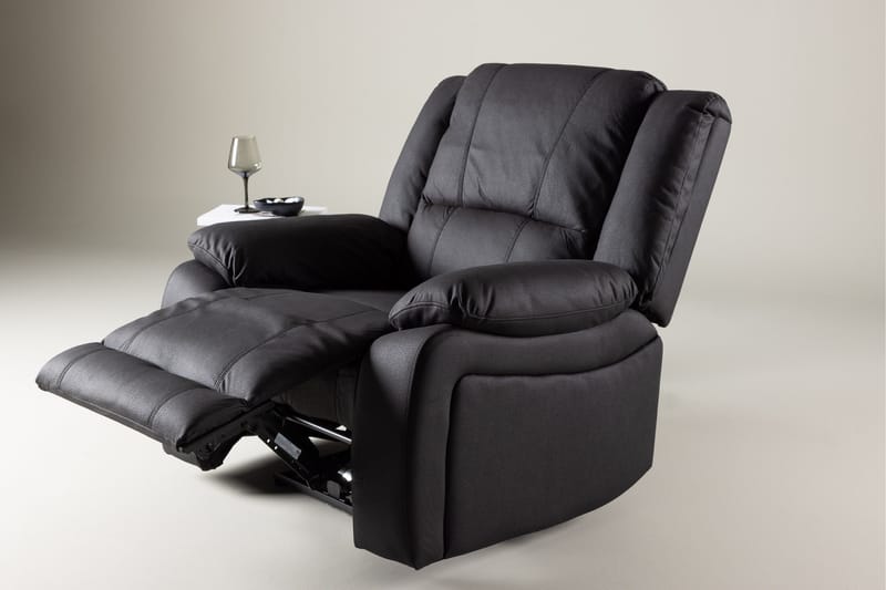 Reclinerfåtölj Comfort Living Singapore Reclinerfåtölj Svart Black - Möbler - Fåtölj & stolar - Fåtölj - Biofåtölj & reclinerfåtölj