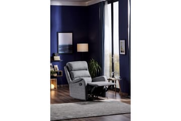 Reclinerfåtölj - Grå - Möbler - Fåtölj & stolar - Fåtölj - Biofåtölj & reclinerfåtölj
