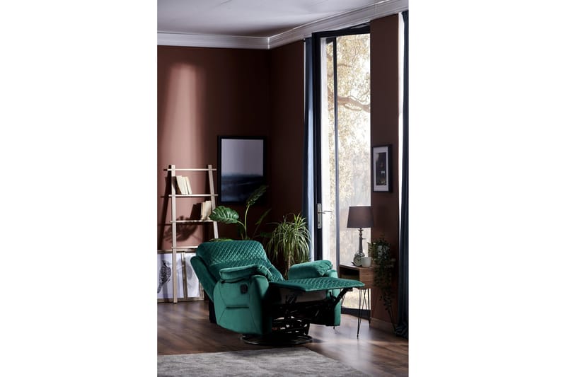 Reclinerfåtölj - Grön - Möbler - Fåtölj & stolar - Fåtölj - Biofåtölj & reclinerfåtölj