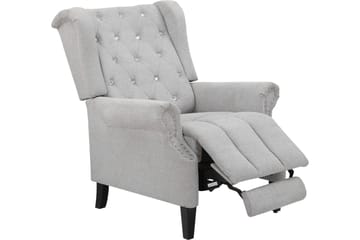 Reclinerfåtölj Junpa - Ljusgrå - Möbler - Fåtölj & stolar - Fåtölj - Biofåtölj & reclinerfåtölj